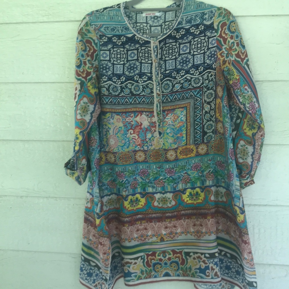 Silk tunic